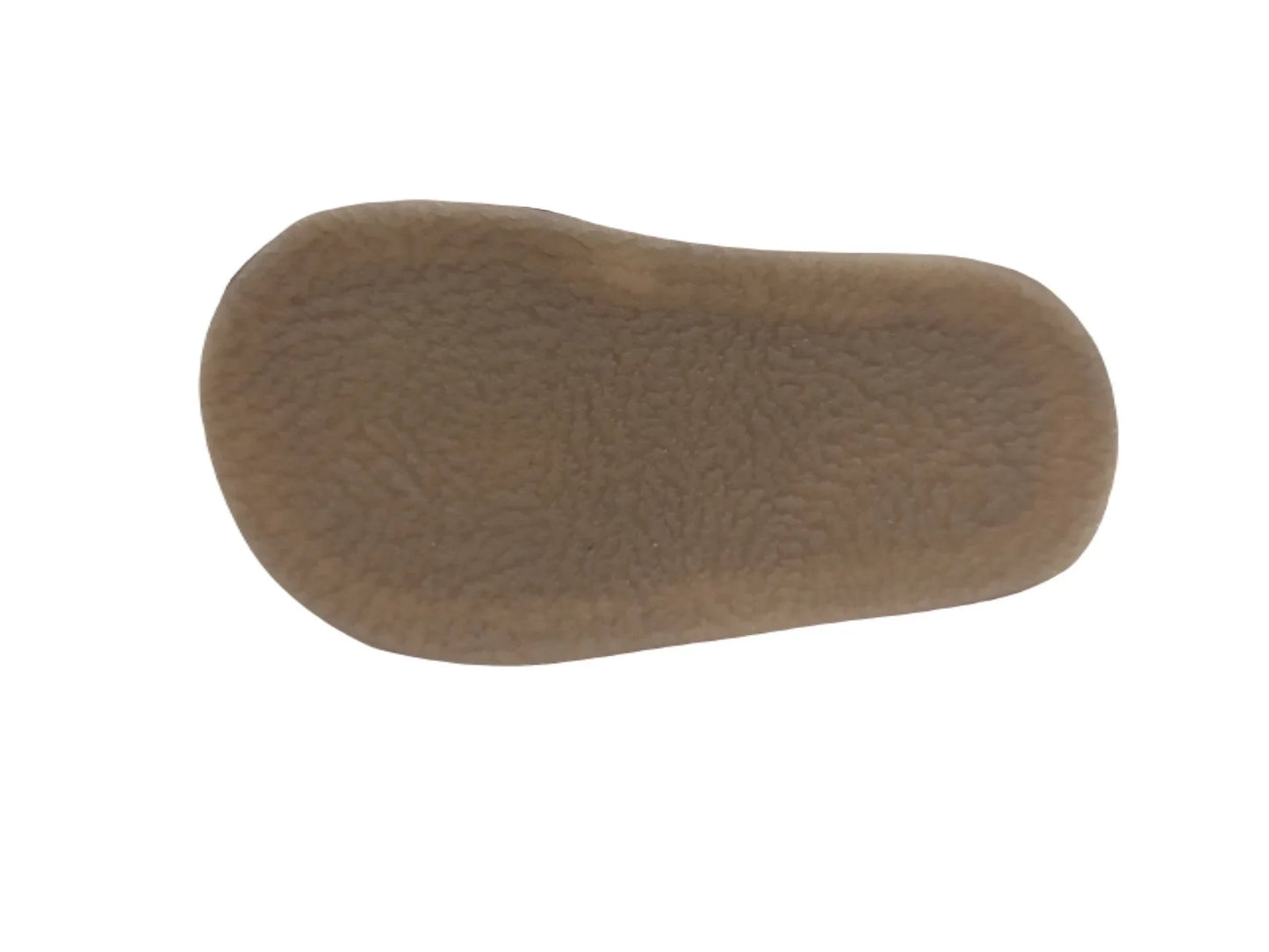 Brown cushioned shoe insole with textured surface for foot comfort and support