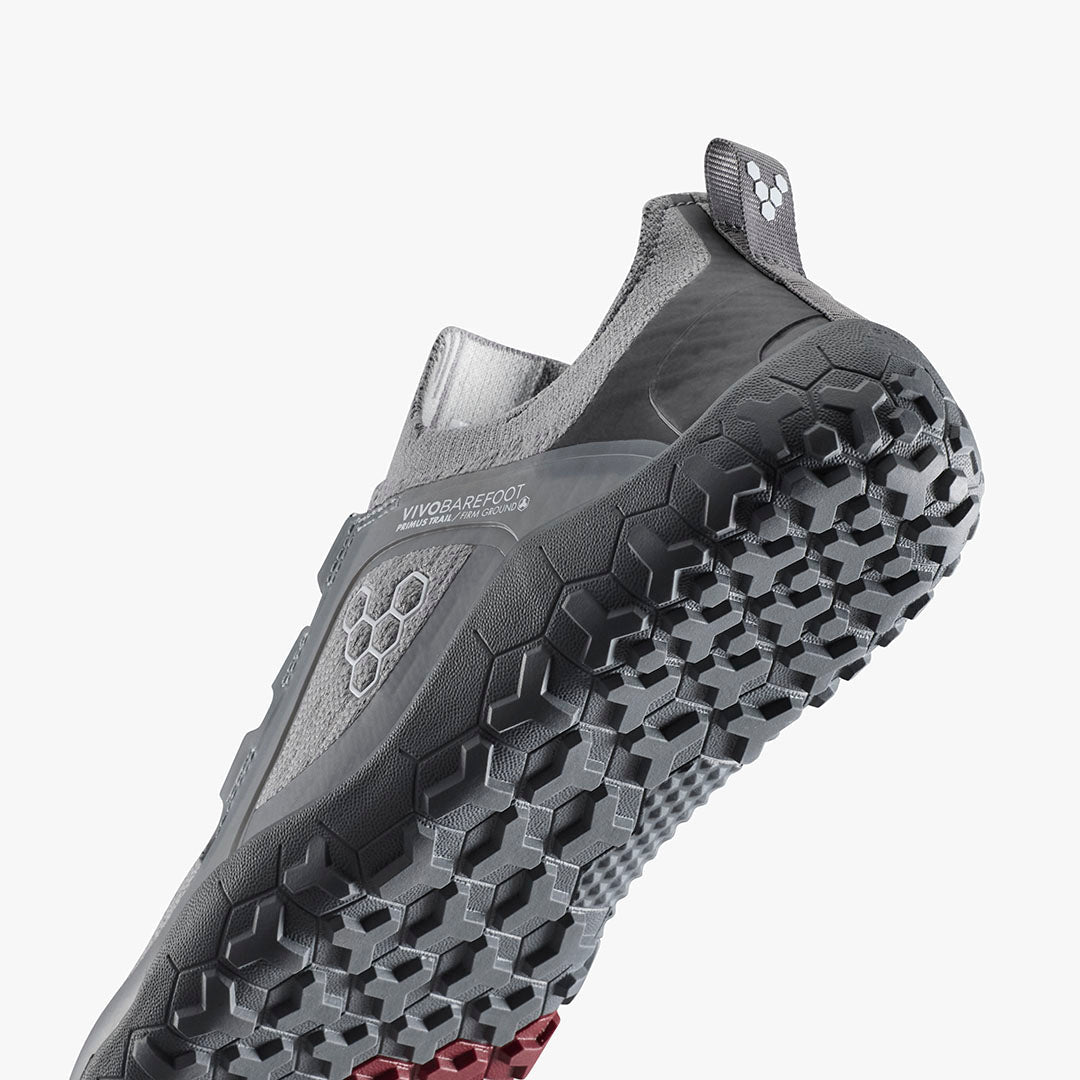 Vivobarefoot Primus Trail Knit FG Womens Storm Cloud