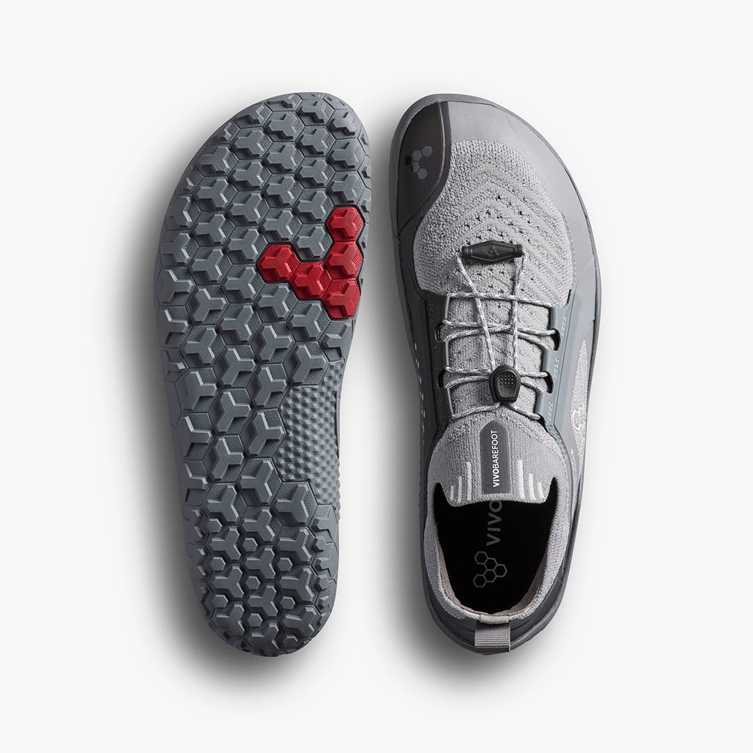 Vivobarefoot Primus Trail Knit FG Womens Storm Cloud
