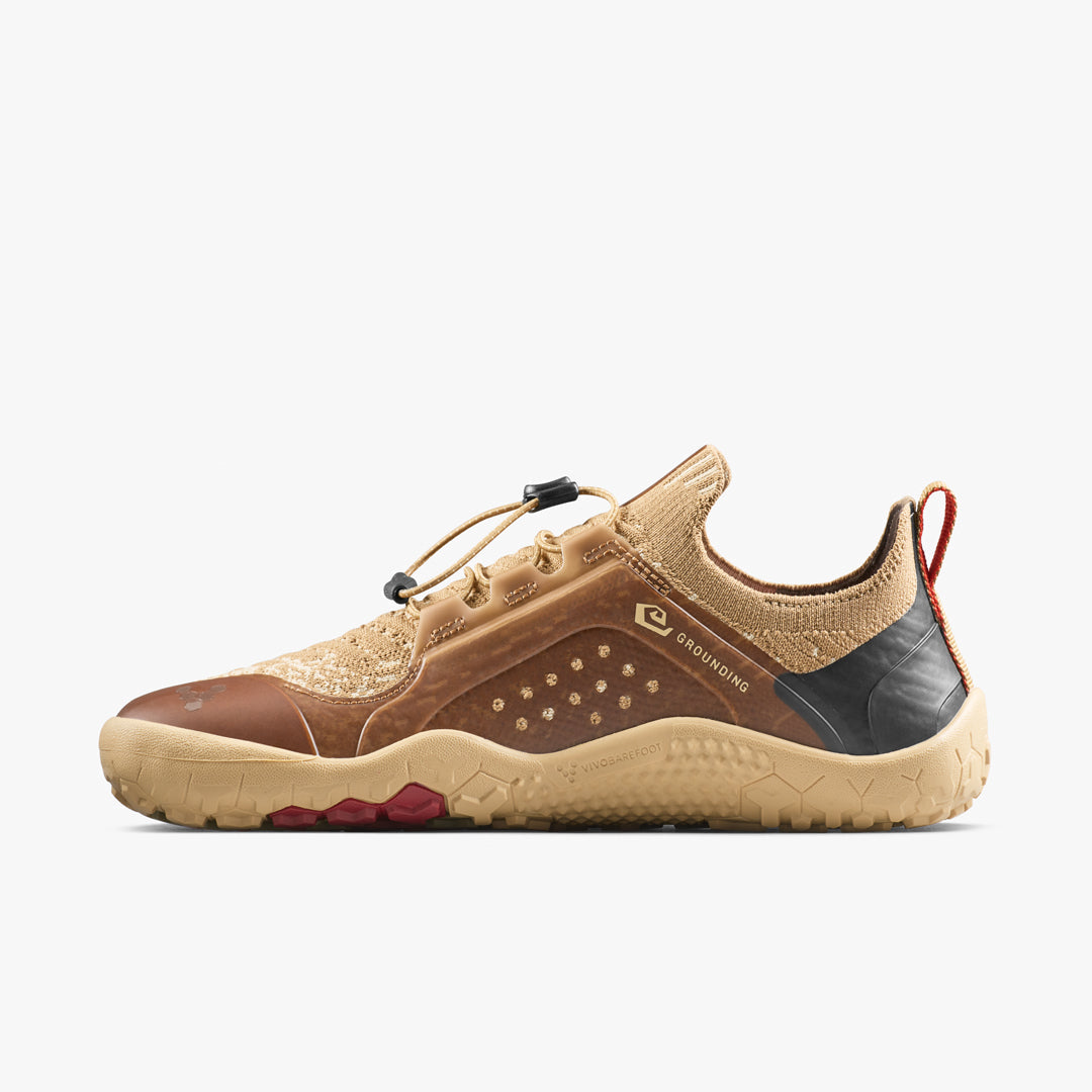 Vivobarefoot Primus Trail Knit FG Grounding Womens Wood