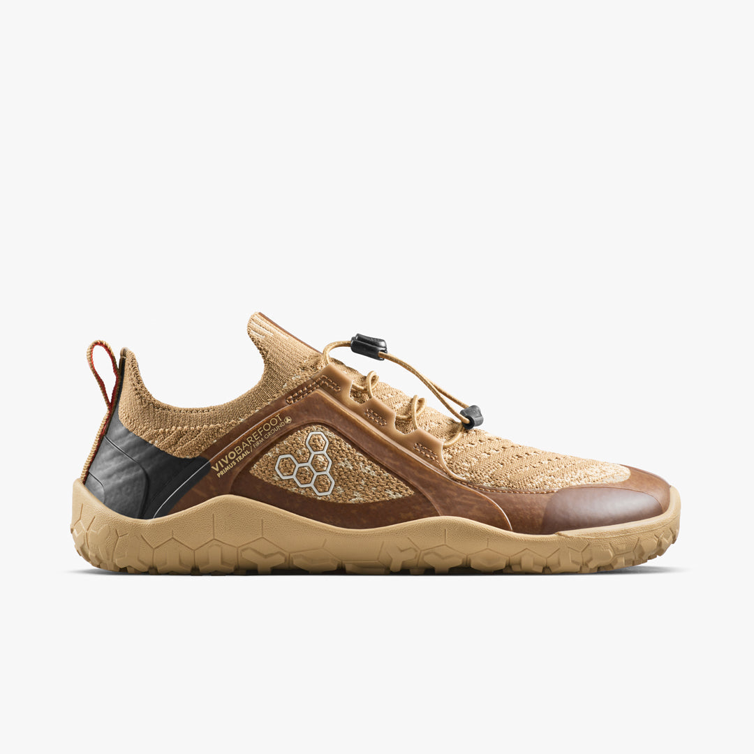 Vivobarefoot Primus Trail Knit FG Grounding Womens Wood