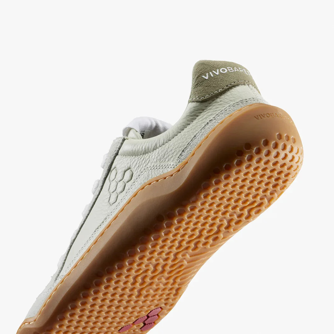 Vivobarefoot Gobi II Sneaker Leather Womens Limestone Dusty Green