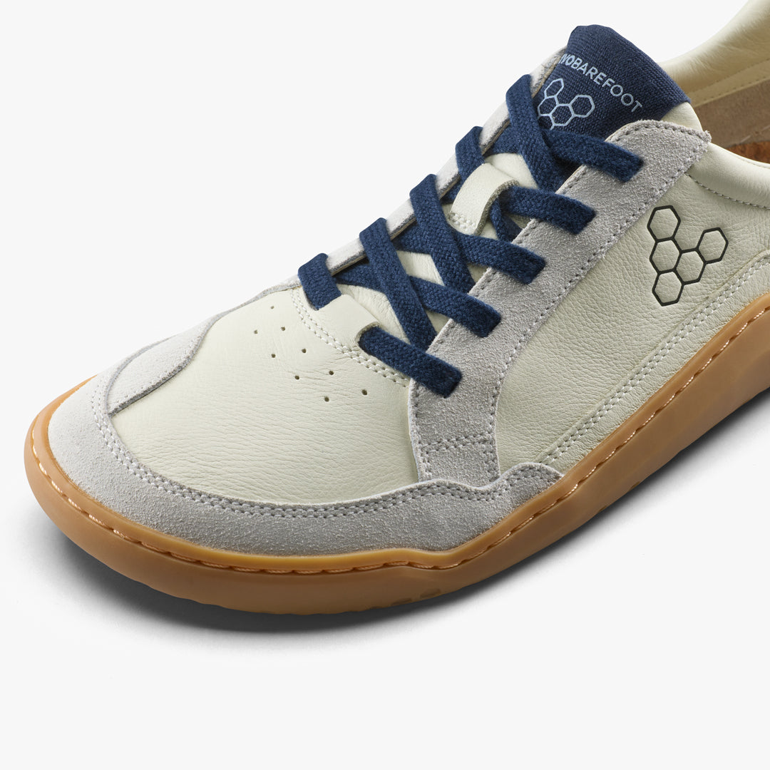 Vivobarefoot Gobi III Sneaker Leather Mens Limestone/Seaborne