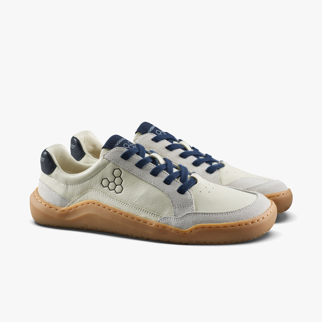 Vivobarefoot Gobi III Sneaker Leather Womens Limestone/Seaborne