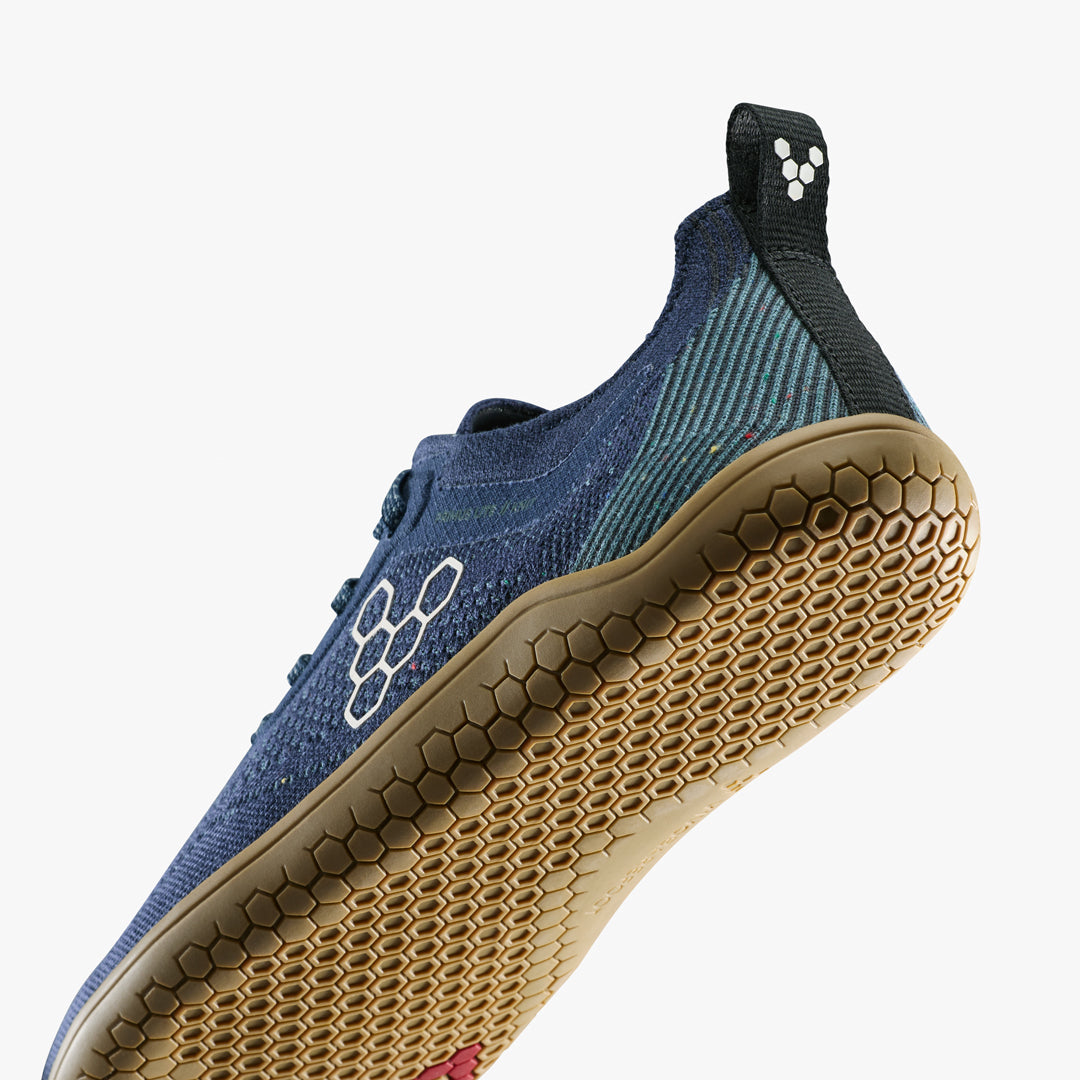 Vivobarefoot Primus Lite Knit Natural Mens Deep Ocean