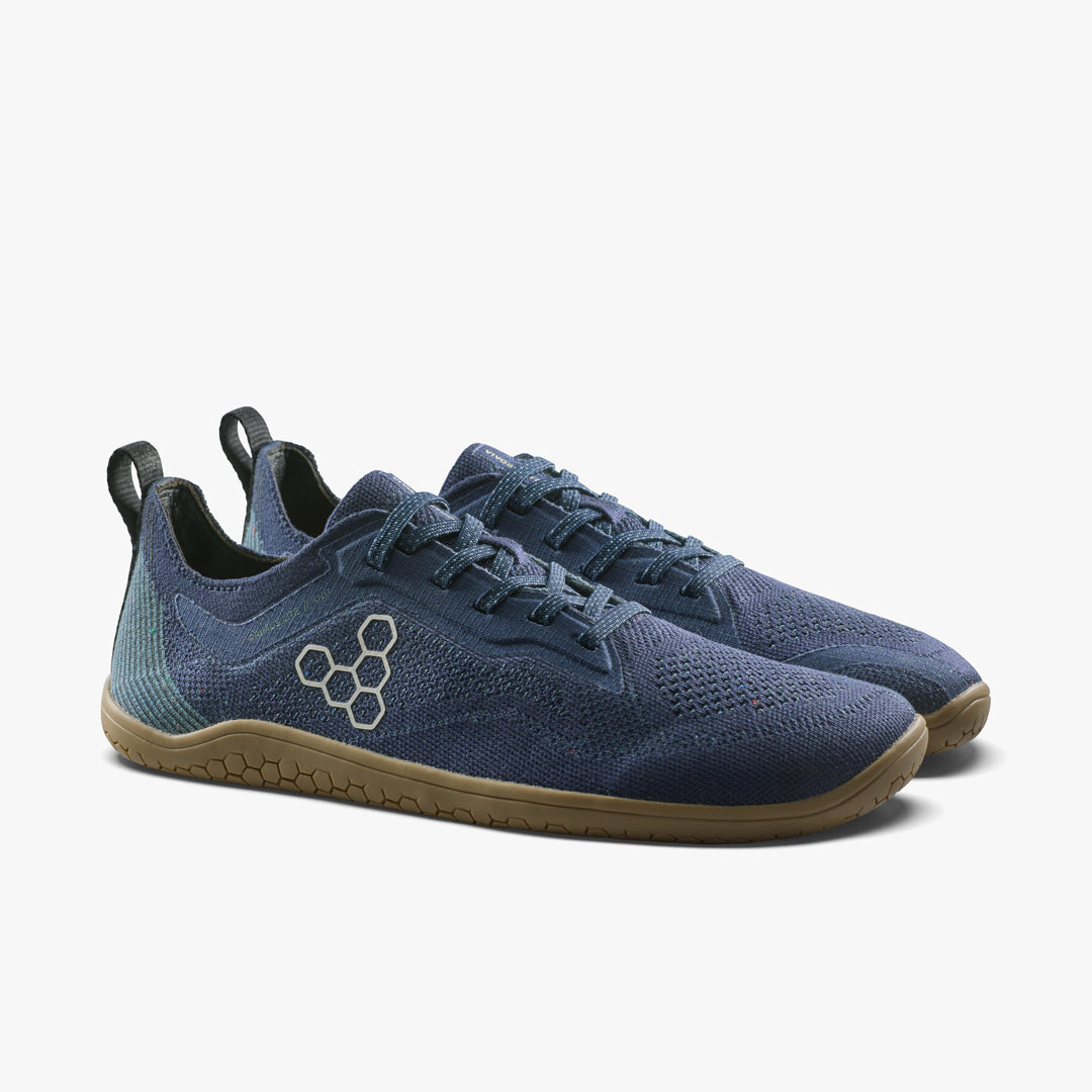 Vivobarefoot Primus Lite Knit Natural Mens Deep Ocean