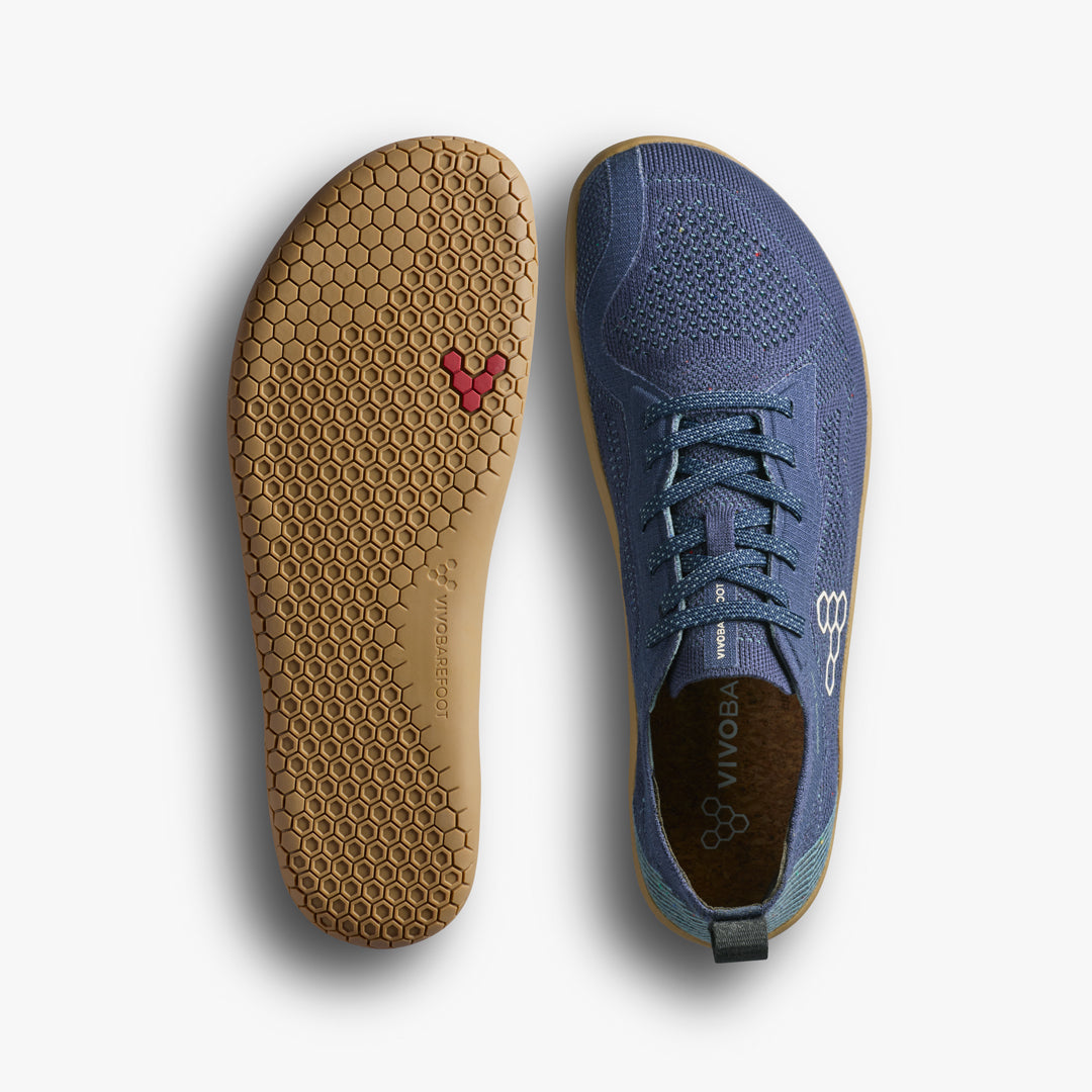 Vivobarefoot Primus Lite Knit Natural Womens Deep Ocean