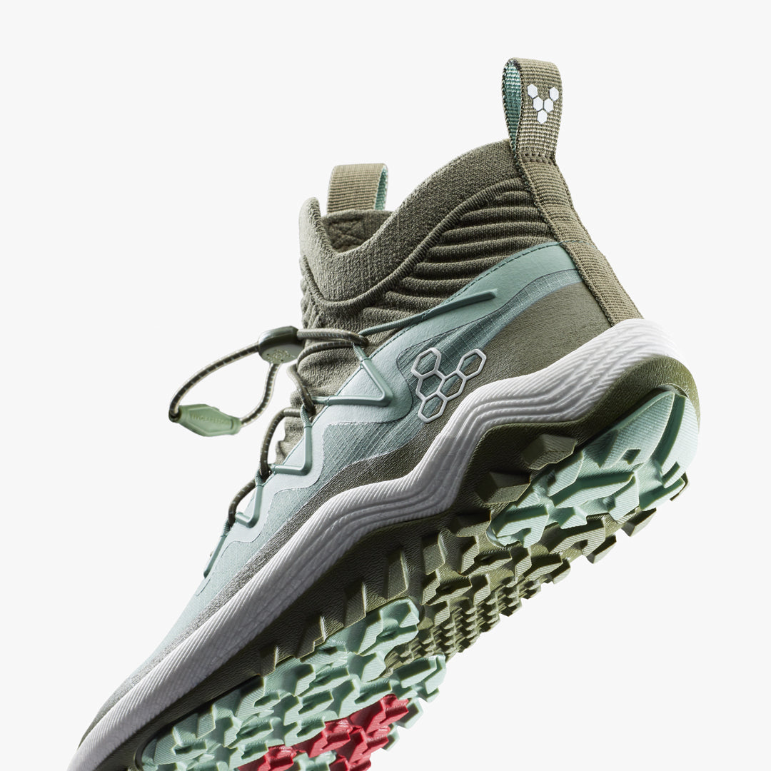 Vivobarefoot Primus Trail Flow Mid Womens Glacial Green