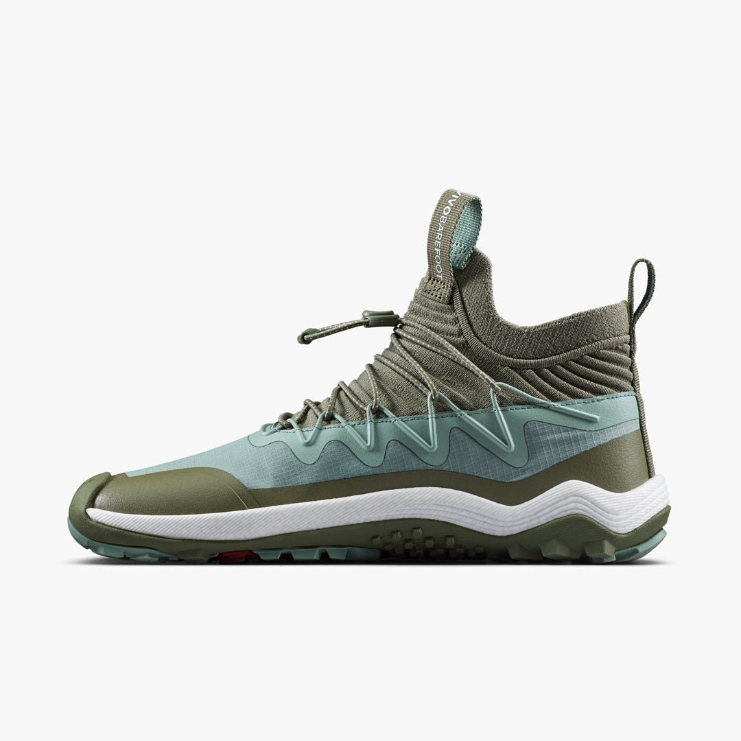 Vivobarefoot Primus Trail Flow Mid Mens Glacial Green
