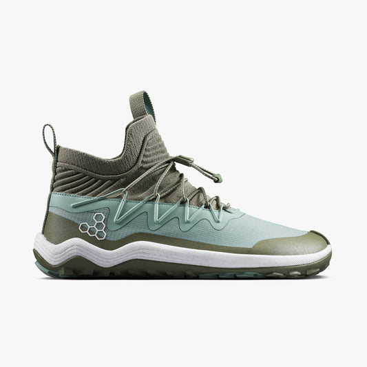 Vivobarefoot Primus Trail Flow Mid Mens Glacial Green