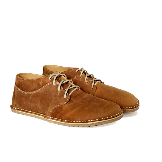 Dark Brown Leather Local Barefoot Shoes