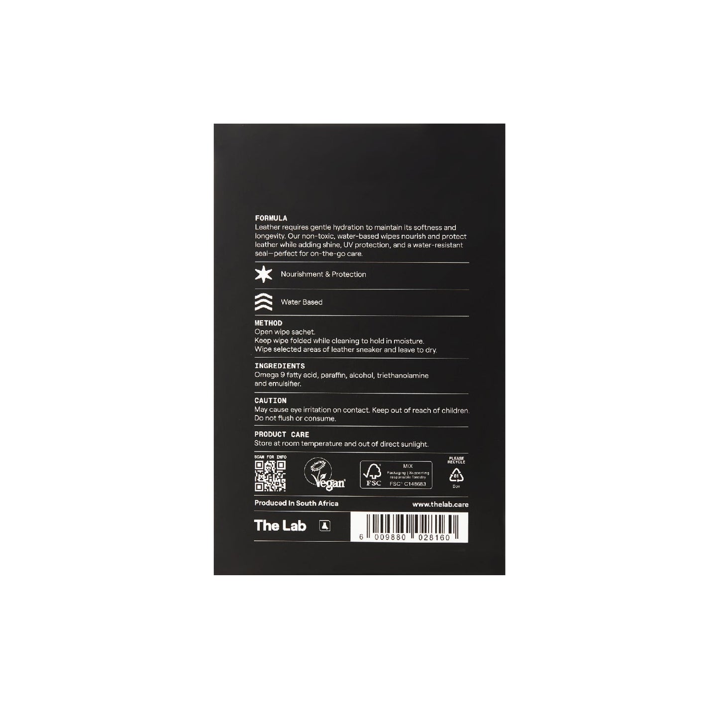 The Lab Leather Wipes – 12 Pack