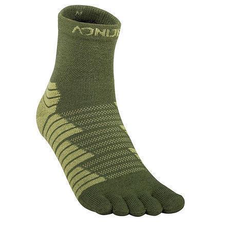 Aonijie Running Toe Sock Green Thick Crew - Vivobarefoot ZA